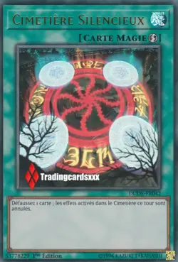 ♦Yu-Gi-Oh!♦ Cimetiere Silencieux (Silent Graveyard) : DUDE-FR042 -VF/Ultra Rare- - Image 1