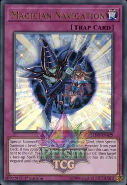 1st ed Magician Navigation ultra rare LEDD-ENA29 Yugioh - Image 1