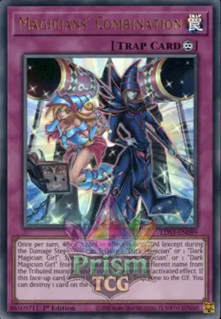 1st ed Magicians' Combination ultra rare LDS3-EN099 Yugioh - Image 1