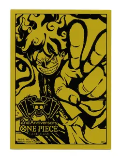 ONE PIECE 2nd Anniversary Luffy Individual Card Sleeve Bandai Japan Original - Image 1