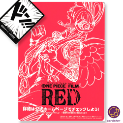 DON Card Film RED [PAR] Parallel PROMO Uta Card Back Design ONE Piece - Image 1