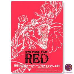 DON Card Film RED [PAR] Parallel PROMO Uta Card Back Design ONE Piece - Image 2