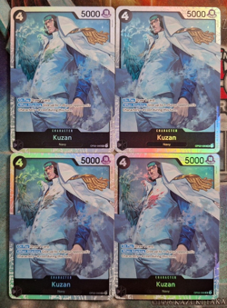 4x Kuzan OP02-096 Super Rare Englisch PLAYSET NM One Piece - Image 1