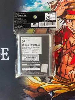 ONE PIECE Card Game Official Card Sleeves 9 Standard Mint & Lemon New Authentic - Image 2