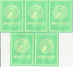 ONE PIECE Card Game Official Card Sleeves 9 Standard Mint & Lemon New Authentic - Image 3