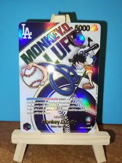 One Piece Dodgers Promo Monkey D. Luffy Leader EB02-010 - Custom FM - Image 1