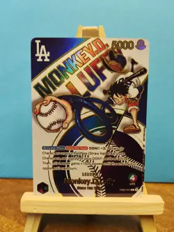 One Piece Dodgers Promo Monkey D. Luffy Leader EB02-010 - Custom FM - Image 3