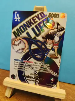 One Piece Dodgers Promo Monkey D. Luffy Leader EB02-010 - Custom FM - Image 4