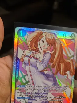 Charlotte Pudding SR Super Rare OP11-070 A Fist of Divine Speed One Piece TCG - Image 3
