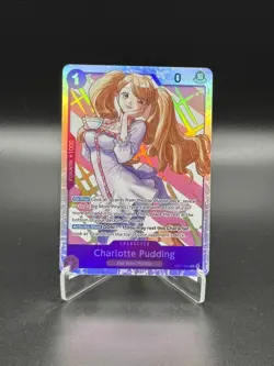 One Piece TCG A Fist of Divine Speed: Charlotte Pudding OP11-070 - SR - Image 1
