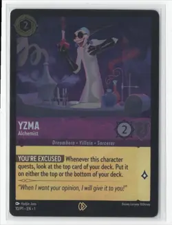 Disney Lorcana 10/P1 The First Chapter Yzma League Promo - Image 1