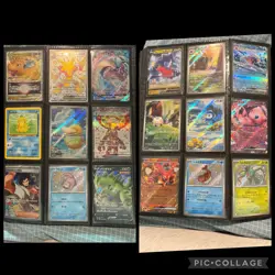Pokemon Card Binder Joblot of 360 Cards Mix Of Art Rares, Vmax, Vstar And More - Image 1