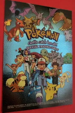 Topps Pokemon Checklist Series 1 HOLO/FOIL CARD - TV Animation, NM Edition, 1999 - Image 1