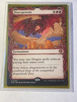 MTG Dracogenesis (0300) (Showcase- NON-FOIL Finish) - Tarkir: Dragonstorm (TDM) - Image 1