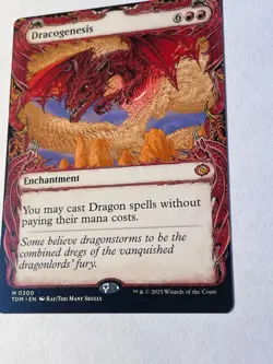 MTG Dracogenesis (0300) (Showcase- NON-FOIL Finish) - Tarkir: Dragonstorm (TDM) - Image 3