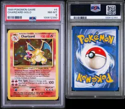1999 POKEMON GAME #4 CHARIZARD-HOLO Base Set 4/102 PSA 8 NM-MT - Image 3