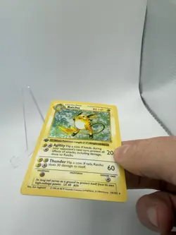 Raichu 14/102 1st Edition Holo Rare Base Set - Pokemon Card WOTC - Image 4