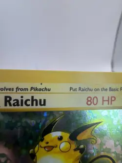 Raichu 14/102 1st Edition Holo Rare Base Set - Pokemon Card WOTC - Image 5