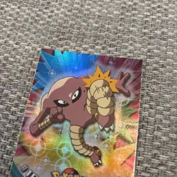 Hitmonlee #106 - Topps Blue Logo - TV Series -HOLO - Pokemon Card - Image 2