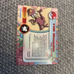 Hitmonlee #106 - Topps Blue Logo - TV Series -HOLO - Pokemon Card - Image 4