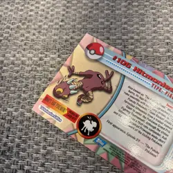 Hitmonlee #106 - Topps Blue Logo - TV Series -HOLO - Pokemon Card - Image 5
