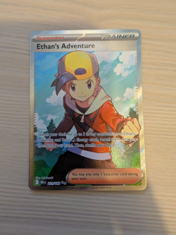 Pokemon TCG Ethans Adventure Card 221/182 Destined Rivals Full Art - Image 1