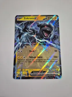 Zekrom ex 034/086 Black Bolt Ultra Rare Holo Pokemon Card NM - Image 1