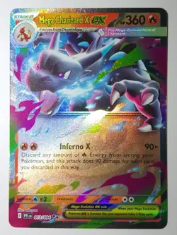 Mega Charizard EX 013 Phantasmal Flames Pokemon card - Image 1