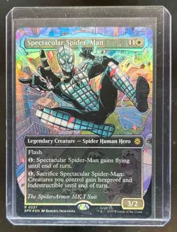 2025 Magic The Gathering Spectacular Spider Man Borderless Textured Foil #0237 - Image 1