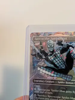 MTG Spectacular Spider-Man 0237 Borderless Textured Foil Marvel NM SPM - Image 3