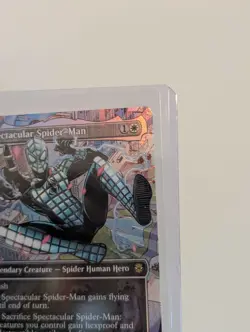 MTG Spectacular Spider-Man 0237 Borderless Textured Foil Marvel NM SPM - Image 4