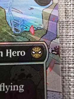 MTG Spectacular Spider-Man 0237 (Spider-Armor MKI Suit) Textured Foil ($300 OBO) - Image 3