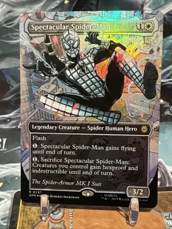 MTG | Spectacular Spider-Man (0237 - ✨Borderless Textured Foil✨) - Image 1