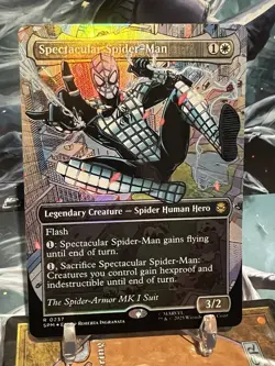 MTG | Spectacular Spider-Man (0237 - ✨Borderless Textured Foil✨) - Image 2