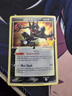 Pokemon TCG Shiny Greninja SWSH 144 Gold Star LP Condition - Image 1