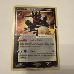 Pokemon TCG Shiny Greninja SWSH 144 Gold Star LP Condition - Image 1
