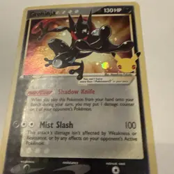 Pokemon TCG Shiny Greninja SWSH 144 Gold Star LP Condition - Image 3