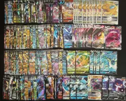 200 Lot Pokemon TCG Chinese Card RR RRR VMAX Gengar Leafeon Glaceon #43 FI38 - Image 1