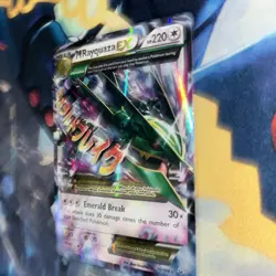 Pokemon Mega M Rayquaza EX Roaring Skies Ultra Rare Card 76/108 NM Condition - Image 3