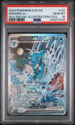 PSA 10 Kingdra ex 131 Shrouded Fable Special Illustration Promo Pokemon Card GEM - Image 1