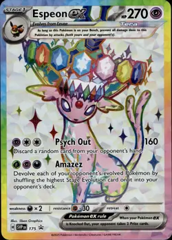 Espeon ex SVP 175 Holofoil Scarlet & Violet Promo Cards Multi Item Discount NM - Image 1