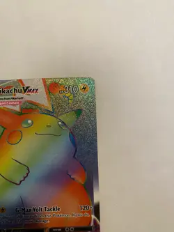 Pikachu VMAX Secret Rainbow Rare Vivid Voltage Card 188/185 Near Mint Condition - Image 3