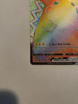 Pikachu VMAX Secret Rainbow Rare Vivid Voltage Card 188/185 Near Mint Condition - Image 5