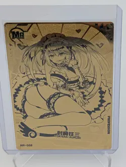 Kurumi Tokisaki Date A Live Waifu Gold Metal Card Goddess Story Doujin Anime CCG - Image 1