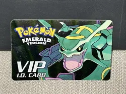 Pokemon Emerald Version Collectors VIP ID Card ONLY - Image 1