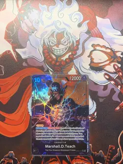 One Piece Card Game Marshall D. Teach Alt Art OP09-093 Emperors in the New World - Image 1