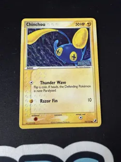 Pokemon Card - Chinchou Unseen Forces 52/115 Reverse Holo Stamped - Image 1