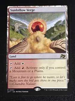 MTG Aetherdrift Sunbillow Verge 0264 NM Rare - Image 1