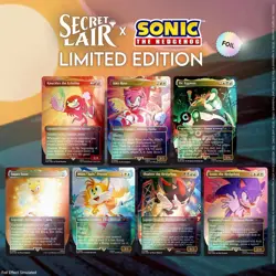 Secret Lair x Sonic “Friends & Foes” - MTG - Rainbow Foil - New Sealed - Image 1