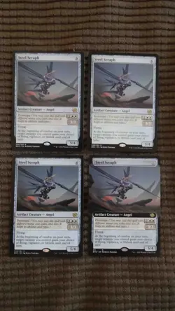 Magic: the Gathering / MtG Steel Seraph x4 Mixed Sets - Image 1